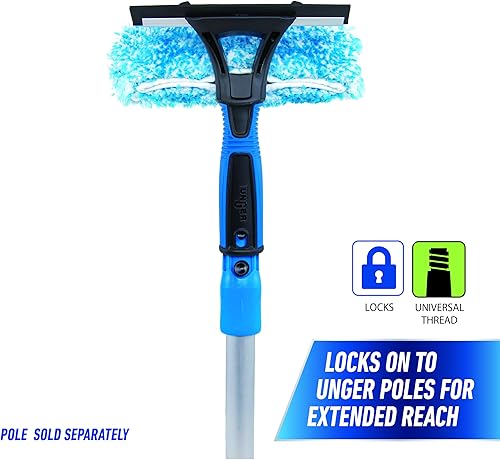 Miniatura 10 de Unger AquaFlex - Escobilla limpiavidrios profesional de superficie irregular