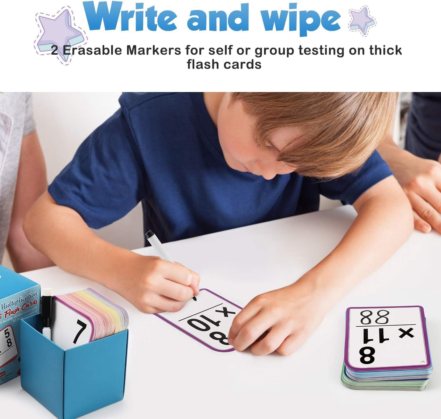 Multiplication Flash Cards for 3rd Grade – 175 Math Flash Cards – Times Table Flash Cards – All Facts 0-12 Color Coded – Multiplication Games, 1st 2nd 4th 5th 6th Grade