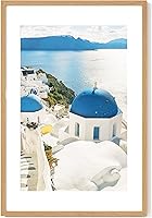 Vista 28 de Axeman Marco para póster de 18 x 24 pulgadas con paspartú para 16 x 20 pulgadas, marco de fotos de madera maciza de roble con vidrio templado, marco