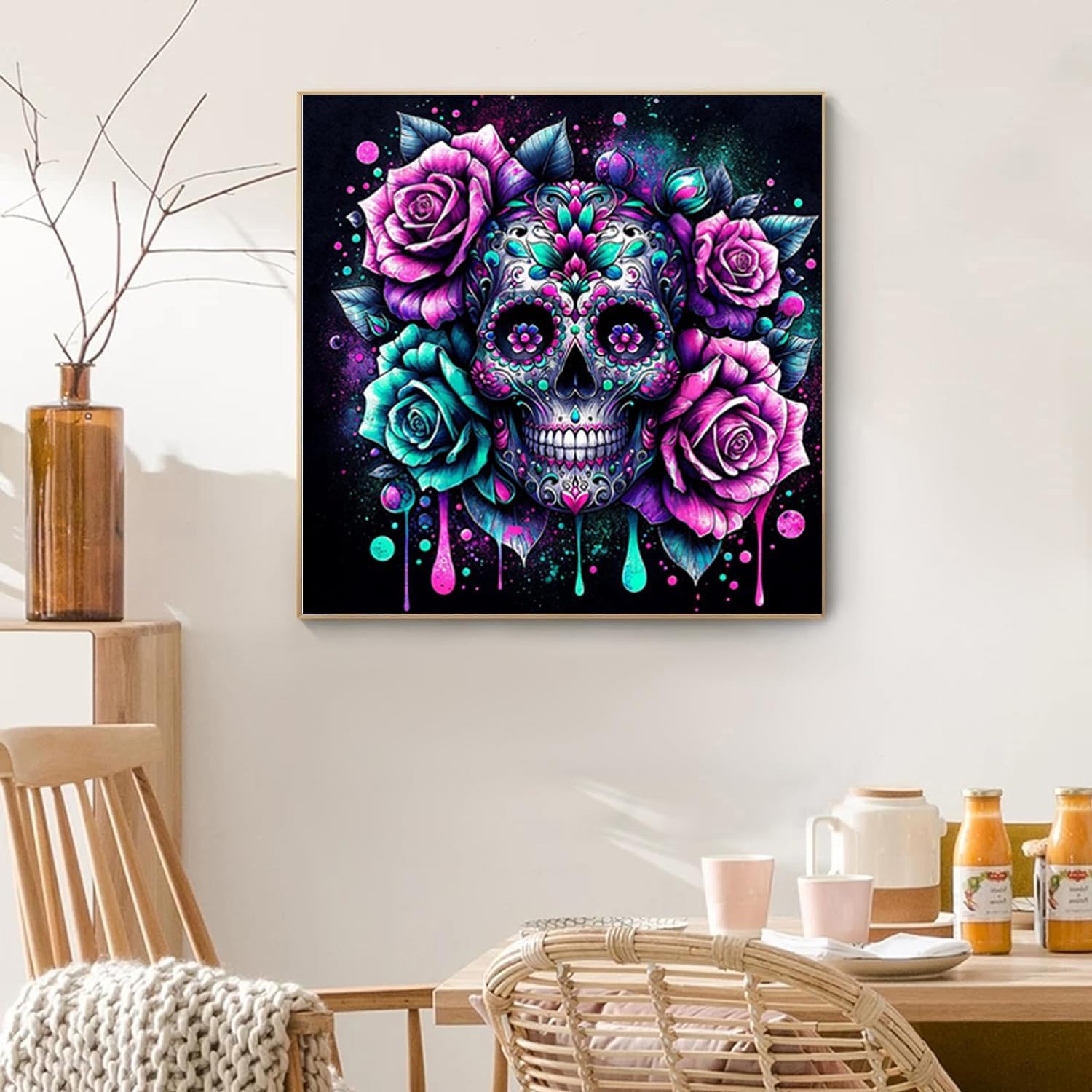 Benjenes Sugar Skull Diamond Art Kits for Adults, Diamond Painting Kits image 4