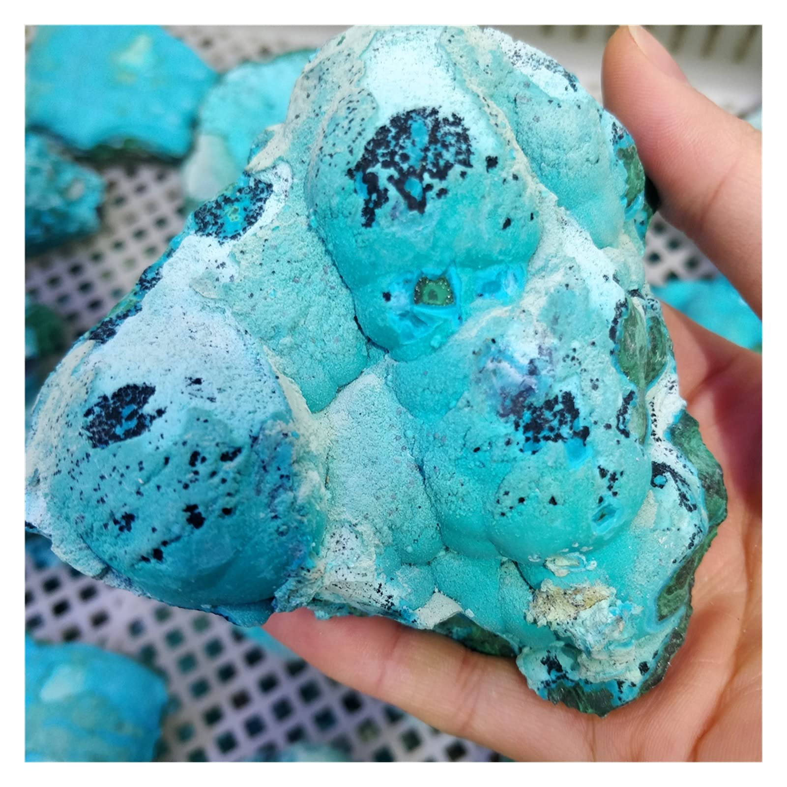 Amazon.co.jp: 本物の天然宝石の原石標本結晶部屋の装飾マラカイトパラ