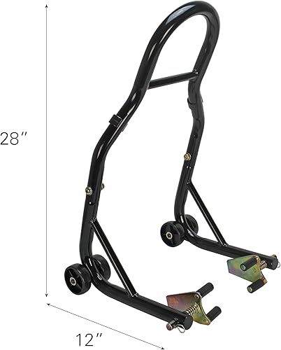 Miniatura 3 de Extreme Max 5600.3261 - Soporte elevador estilo carrete delantero y trasero para motocicleta, se adapta a la mayoría de Yamaha, Honda, Kawasaki,