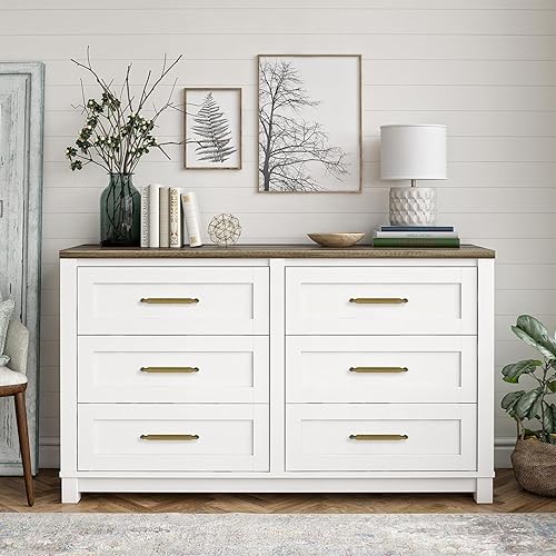 Miniatura 7 de Paquete de 10 tiradores de latón antiguo de 5 pulgadas (5.039 in) con agujero central de latón retro, tiradores de aleación de zinc sólido vintage