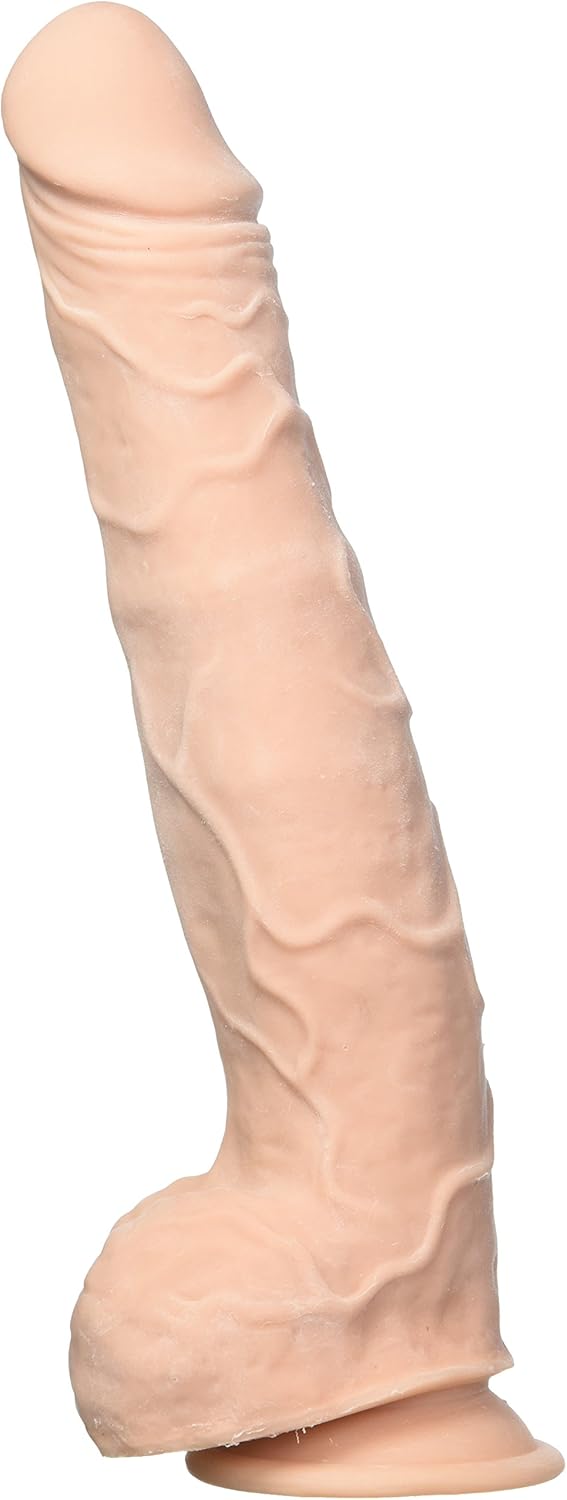 Hott Products Skinsations Cockasaurus Dildo with Suction Cup, Beige, 11 Inch, 2 Pound