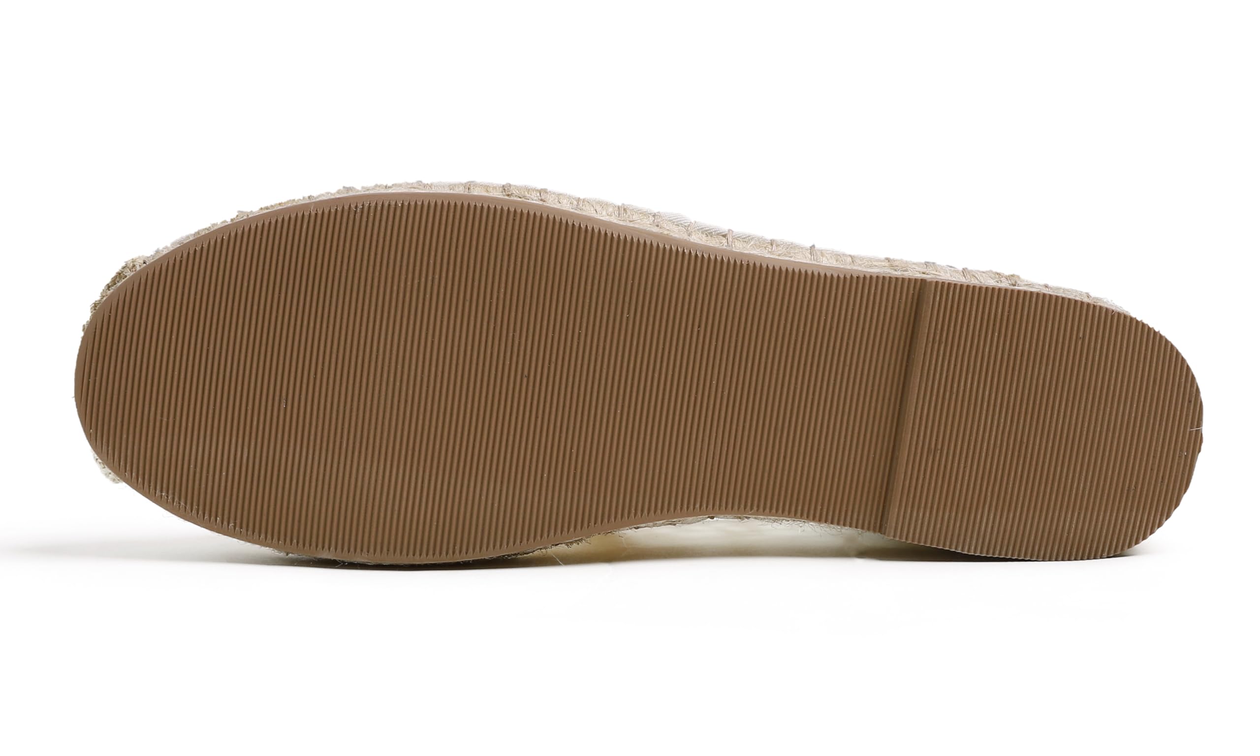 Feversole Round Toe Crochet Jute Balle, Ballett-Häkelflatschen Bequeme und atmungsaktive Schuhe für Frauen