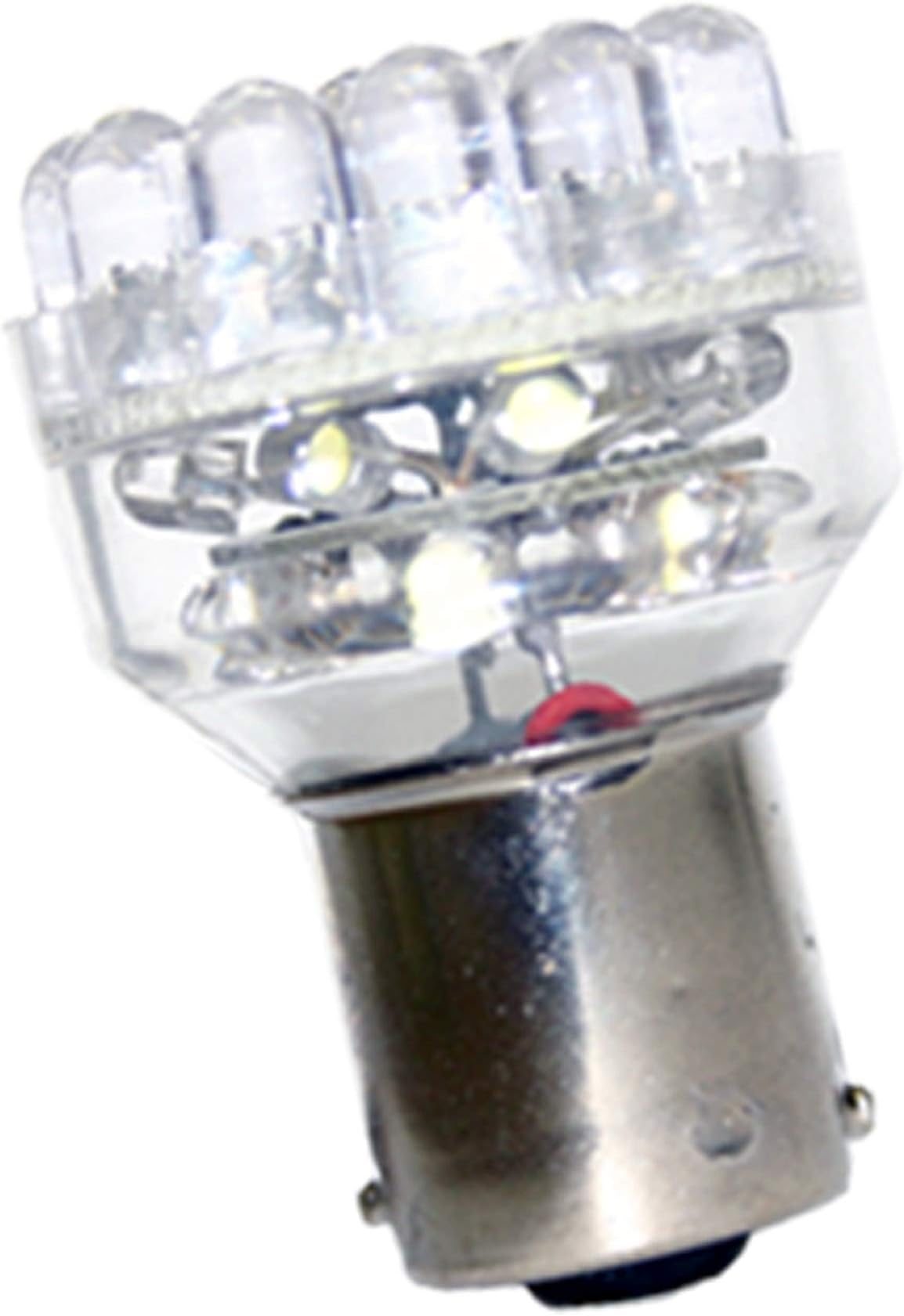 LED-Lamp for sailing boat ship: bulb with 32 LED BA15D white 1,08W 12V for Marine navigation lights of Boat Ship Yacht for port starboard masthead lights -made for Socket BA-15D