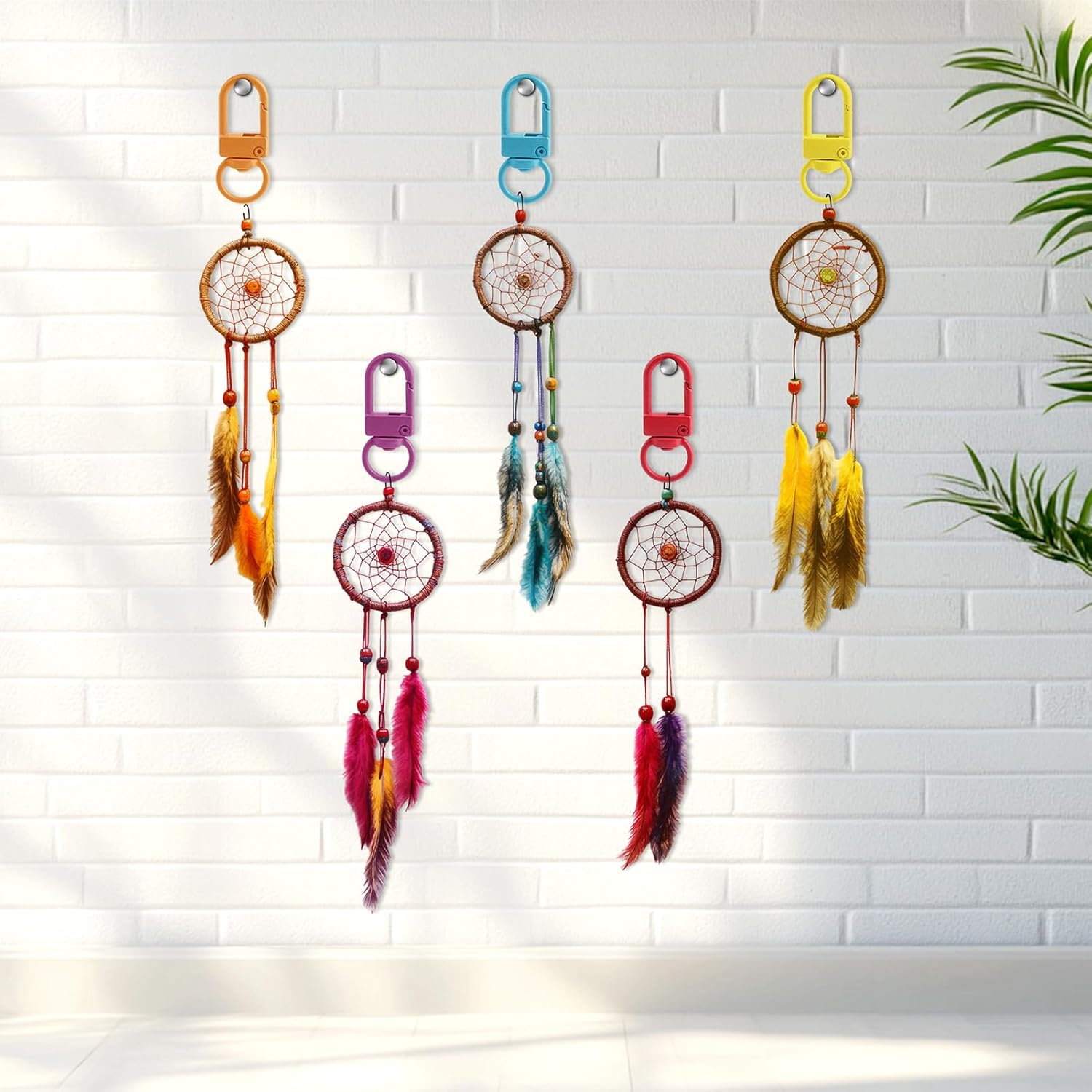 64 Pieces Colorful Metal Lobster Claw Clasps 360° Lanyard Swivel Snap Hooks Metal Lanyard Clips Lobster Bag Charm Key Chain Hooks DIY Claw Clasps for Jewelry Making Purse Bags Keychain Art Crafts - Image 5