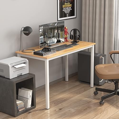 Miniatura 2 de sogesfurniture Escritorio para computadora de 47 pulgadas, mesa de computadora grande con certificación BIFMA, escritorio de oficina resistente,
