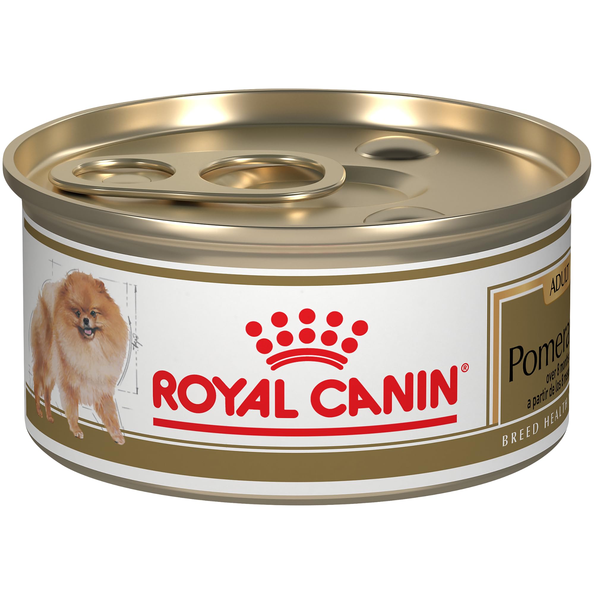 Royal CaninBreed Health Nutrition Pomeranian Adult Loaf in Sauce Canned Dog Food, 3 oz can (24-count)
