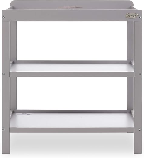 The Ultimate Guide to Baby Changing Tables: Understanding the Pros and Cons for New Parents 6 Obaby Open Changing Unit - Warm Grey