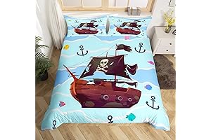 Pirate Ship Duvet Cover Queen Size