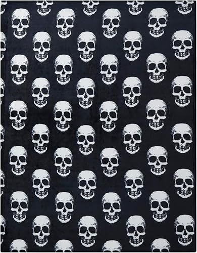 Miniatura 6 de GoodGram Mantas de gran tamaño con temática chic de otoño y Halloween, ultra suaves y afelpadas, estilos surtidos (fantasmas espeluznantes)