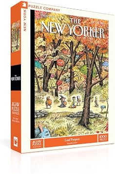 New York Puzzle Company - New Yorker Leaf Peepers - 1000 Piece Jigsaw Puzzle for Adults by Liniers