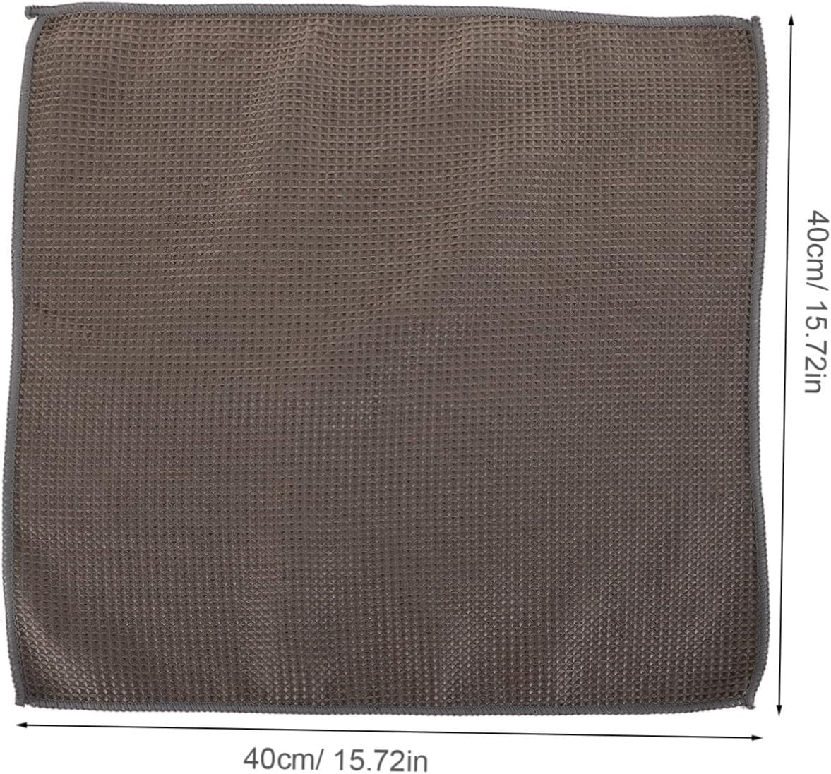 High Absorbency Microfiber Car Towels Gray Waffle Weave Detailing Cloths for Interior Exterior Cleaning and Fast Drying Reusable Vehicle Maintenance