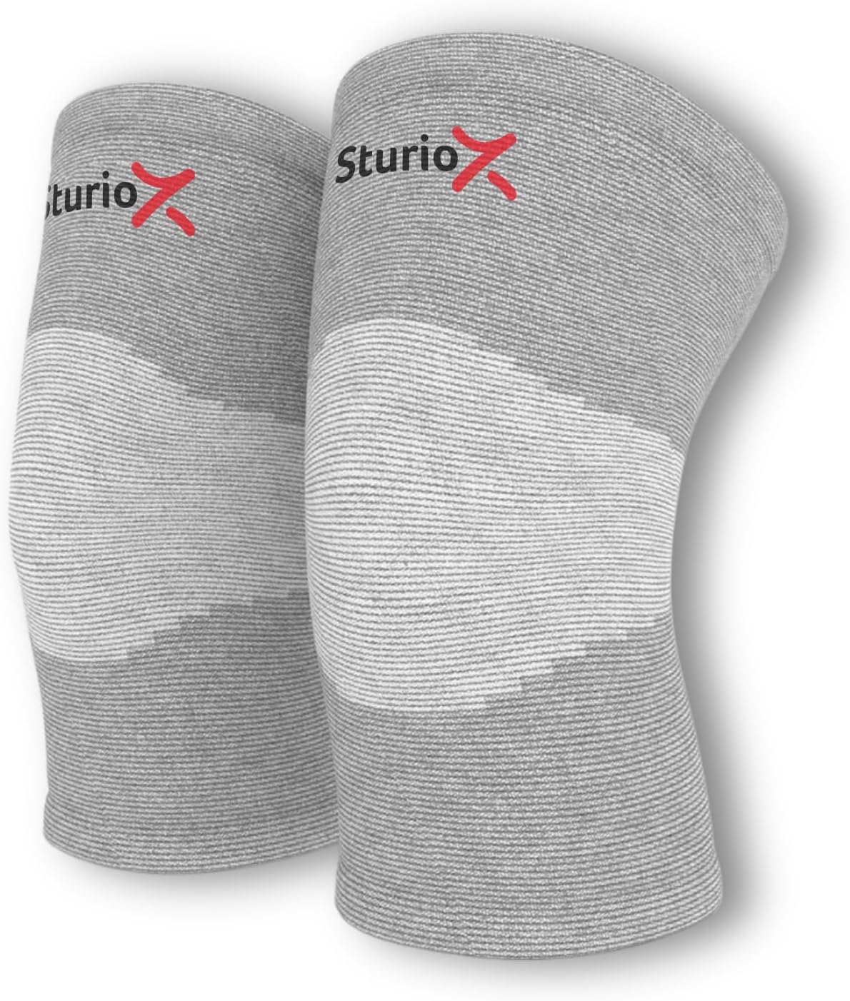 Sturioz Bamboo Knee Sleeves - Bamboo Knee Support for Women and Men| Bamboo Compression Knee Sleeves | Perfect Knee Support for Women | knee caps for women for pain relief and Enhanced Comfort (XL)