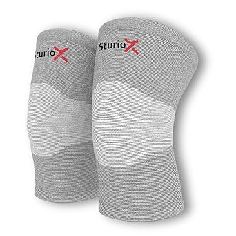 SturioZ Bamboo Knee Sleeves - Knee caps for Women and Men Gym | Bamboo Compression Knee Sleeves | Perfect Knee Support for Women knee pain | knee caps for women for pain relief and Enhanced Comfort (XL) - image, photos