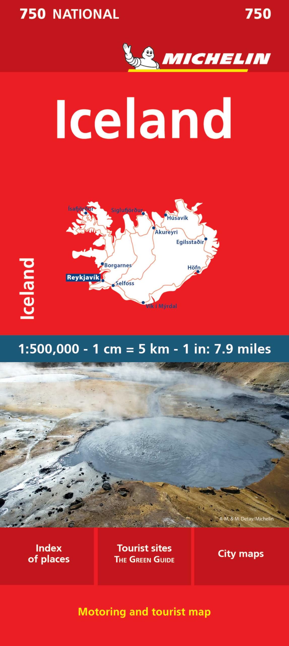 Iceland - - Michelin National Map 750