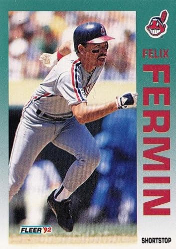 Miniatura 1 de Baseball MLB 1992 Fleer 109 Felix Fermin VG Indians