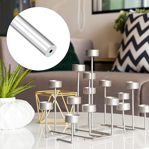 Miniatura 68 de METALLIXITY Tubo de aluminio 6063 (0.394 in de diámetro x 0.276 in de diámetro interior x 11.811 in de largo), 2 piezas, tubo redondo de aluminio