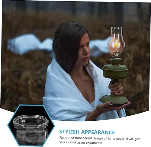 Miniatura 9 de Reemplazo de la chimenea de la lámpara de aceite: 3pcs lámpara de queroseno globo lámpara de vidrio reemplazo de vidrio