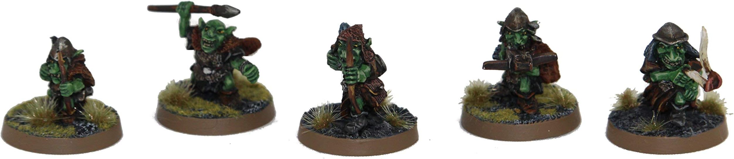 3 x Assorted ranged goblin wargaming miniatures