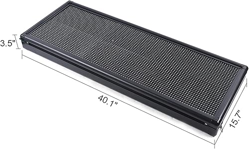 Miniatura 7 de Guaopom 40 x 15 LED signo de desplazamiento LED, señal de desplazamiento LED de tres colores, tablero de visualización digital de tecnología SMD por