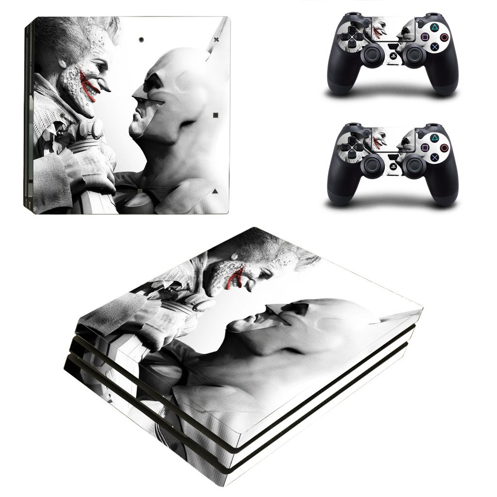 Hytech Plus Deadpool Cartoon Edition Theme Sticker for PS4 PRO Console & 2 Controllers (Multicolor) (Design18)