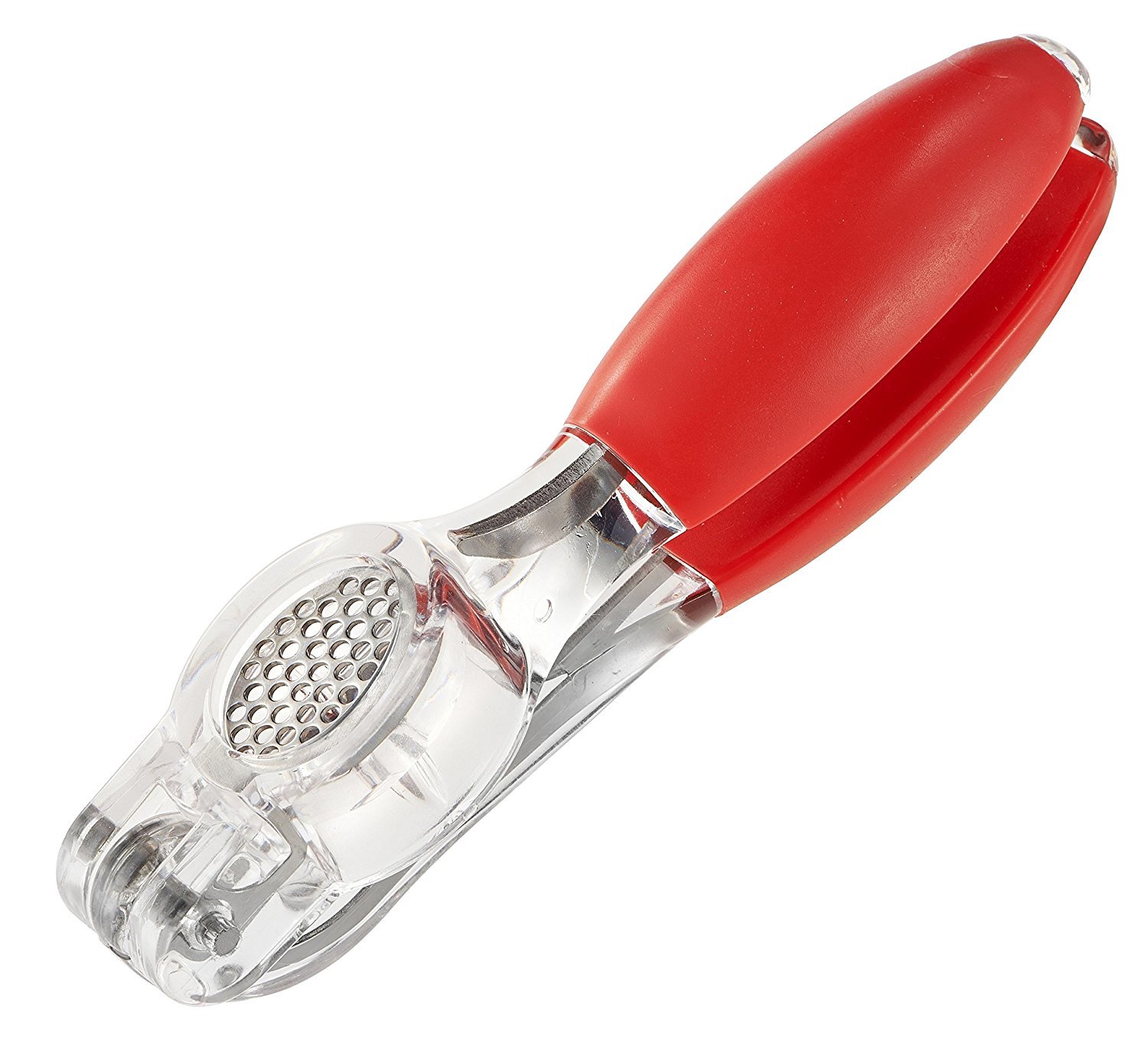Tefal Fresh Garlic Press Non Slip Handle Easy Clean Kitchen Tool Red from B&Q