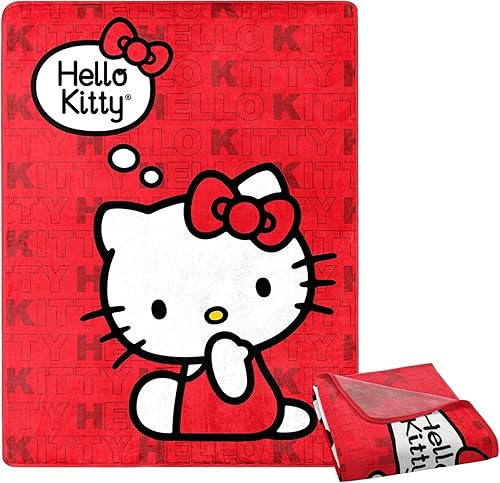 Miniatura 2 de Northwest Hello Kitty - Manta de forro polar de felpa Hello Kitty - Manta de Hello Kitty (Hello Kitty)