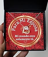 Vista 5 de Regalo para mi esposa "Mi mundo eres tu" cadena pra esposa