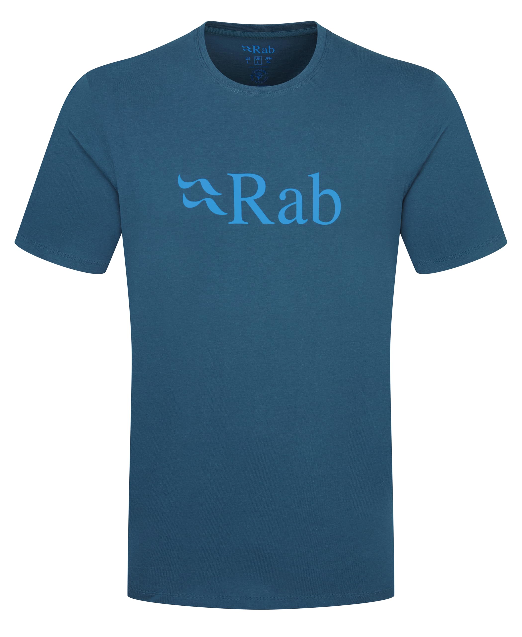 Rab Men's Blue Stance Logo Short Sleeve T Shirt