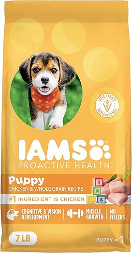 IAMS Smart Puppy Dry Dog Food with Real Chicken, 7 lb. Bag