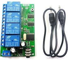 AD22B04 4CH MT8870 Dtmf Signal Tone Voice Decoder Phone Control Relay Switch Module 12V DC for LED Motor Home