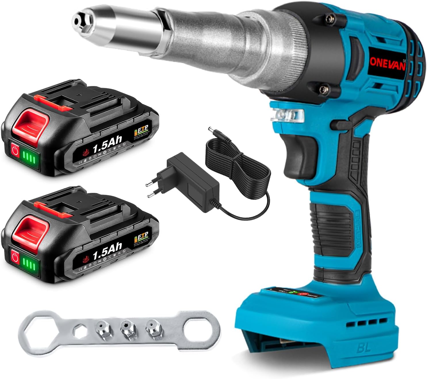 Eosnow Set di kit rivettatrice pneumatica per pistola pneumatica industriale industriale da 2,4