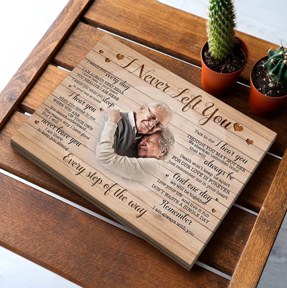 Amazon.com: Personalized Memorial Gift for Loss of Loved One | Memorial  Canvas Custom Photo, Memorial Gifts Mother Sympathy Gift For Loss Of Mom  Grandmother Grandpa, In Memory Dad 12" x 18" Canvas: