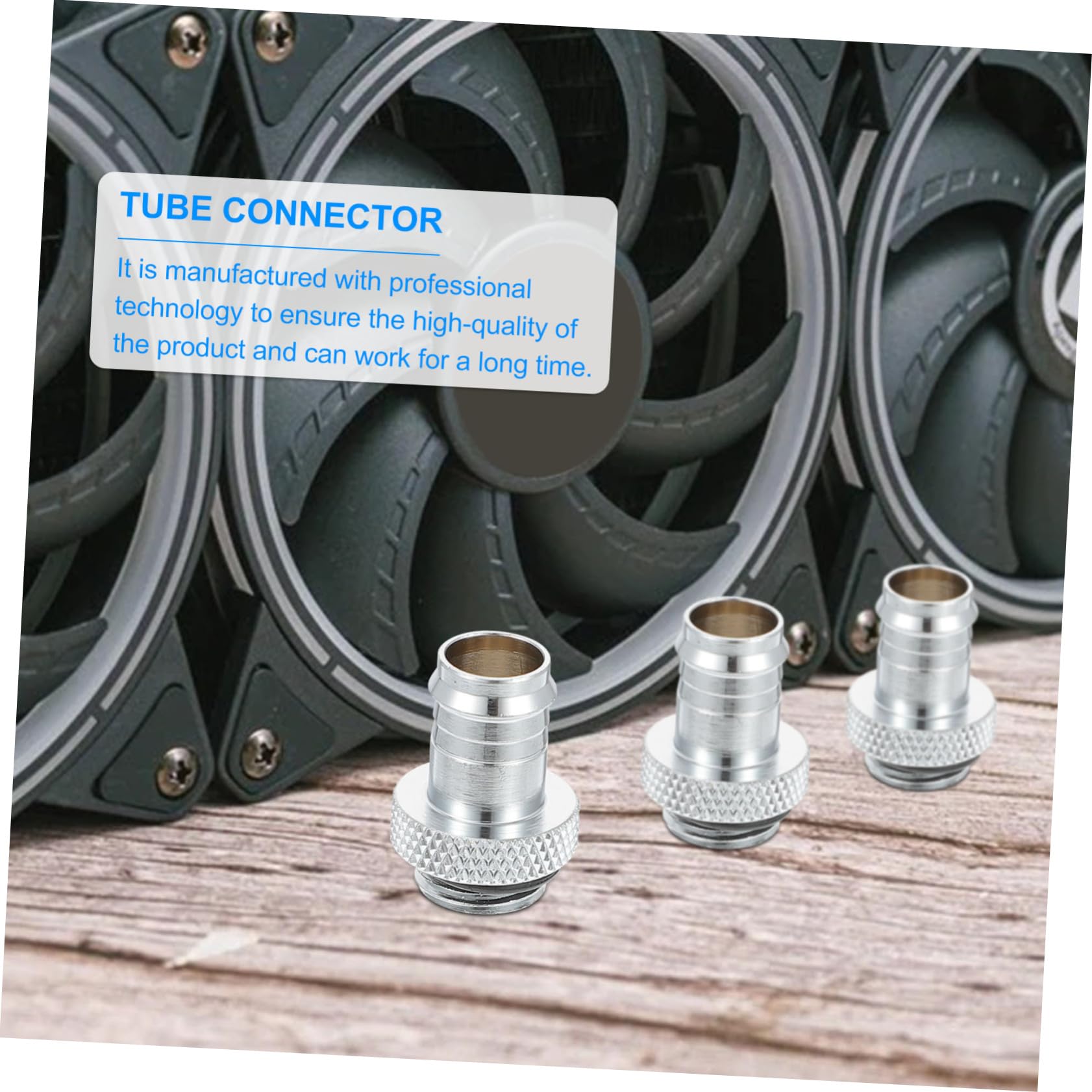 Housoutil Aquarium Tubing Connectors G1/4 to 3/8 Inch Adapter for Water Cooling Systems