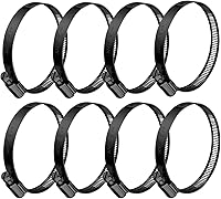 Vista 14 de BOTTEN 20 piezas de abrazaderas de manguera negras, 3/4" - 1-1/2" (21-38mm) 304 abrazaderas de manguera de acero inoxidable, kit de surtido