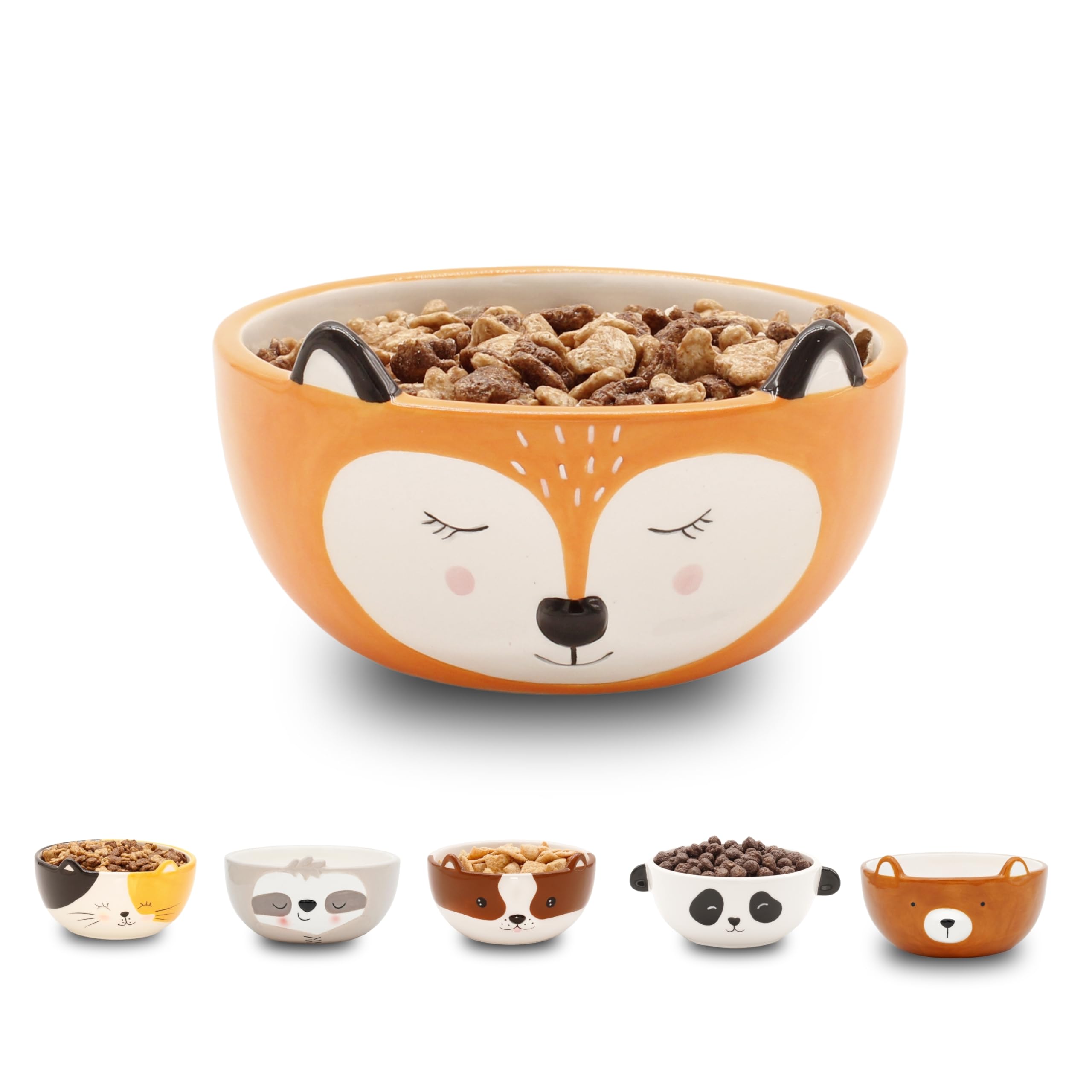 Winkee Müslischale Kinder Fuchs kleine Keramik Schüssel