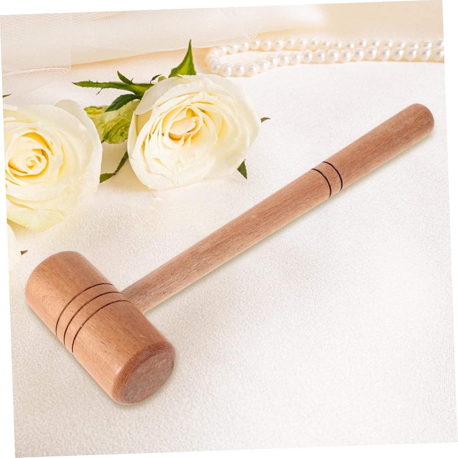 HOMSFOU Jewelry Shaping Hammer Wooden Handle for Precise Crafting and Repair Handheld Polishing Tool for Jewelry Making and Woodworking Projects