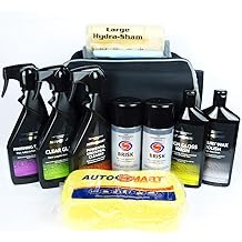 Autosmart Car Cleaning Kit Full Valet Pack Car Care Wash Polish Sponge Shampoo