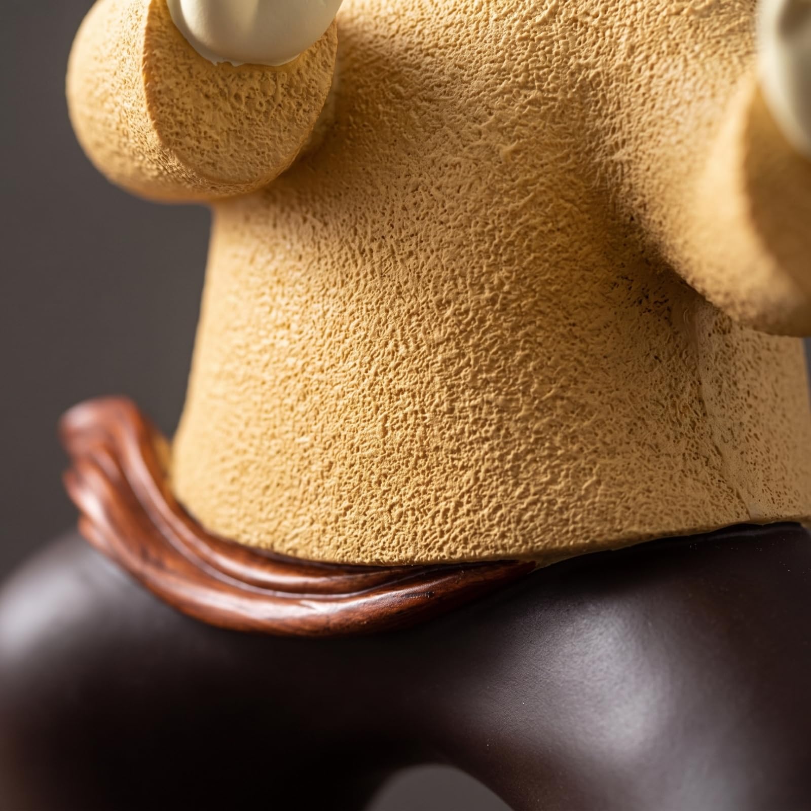 Estatuilla Elegante | Diseño Abstracto Morno, meditación, Estatua Buda, para Oficina, Marrón, B