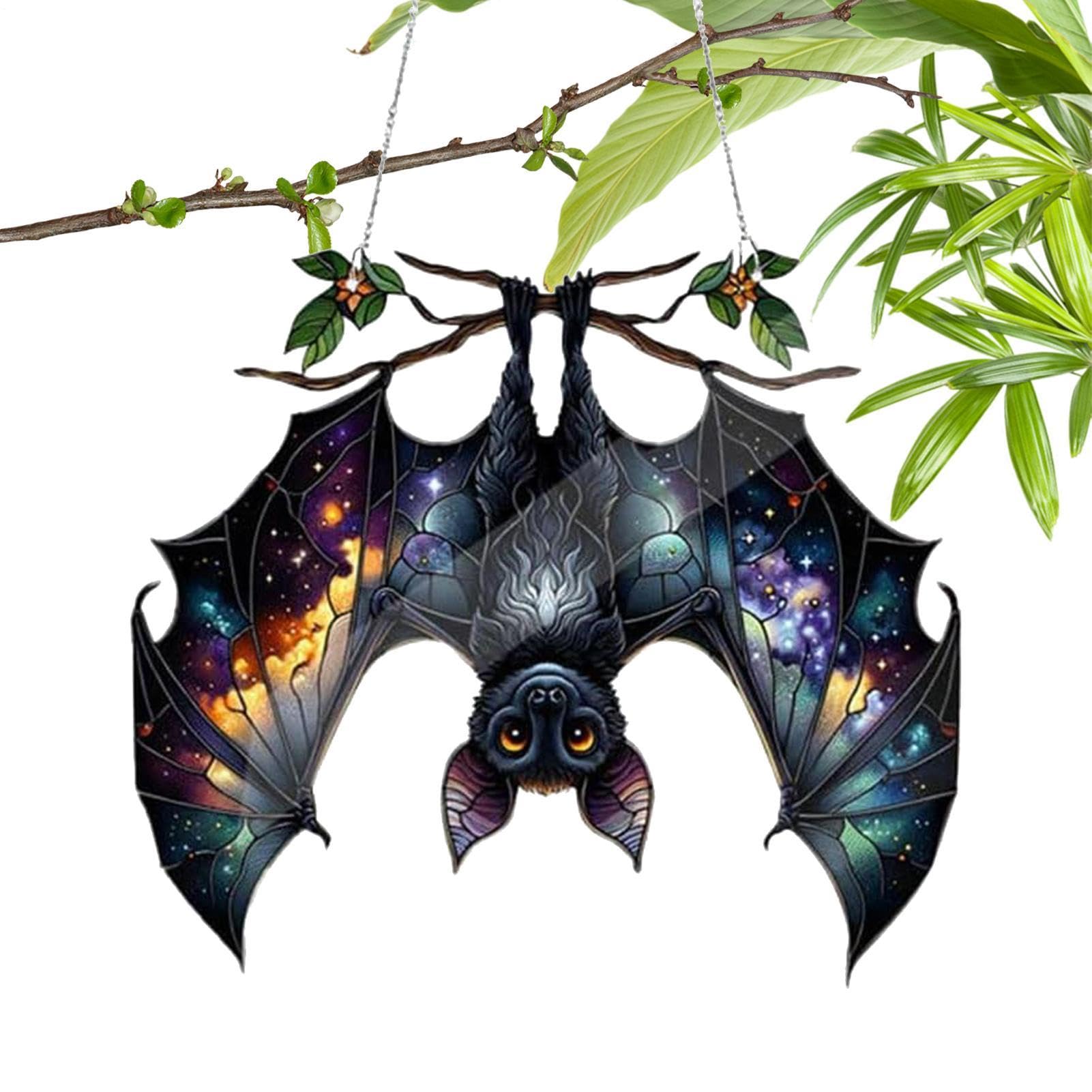Murciélago Suncatcher de 30 cm el regalo gótico ideal para decorar ventanas y hogares