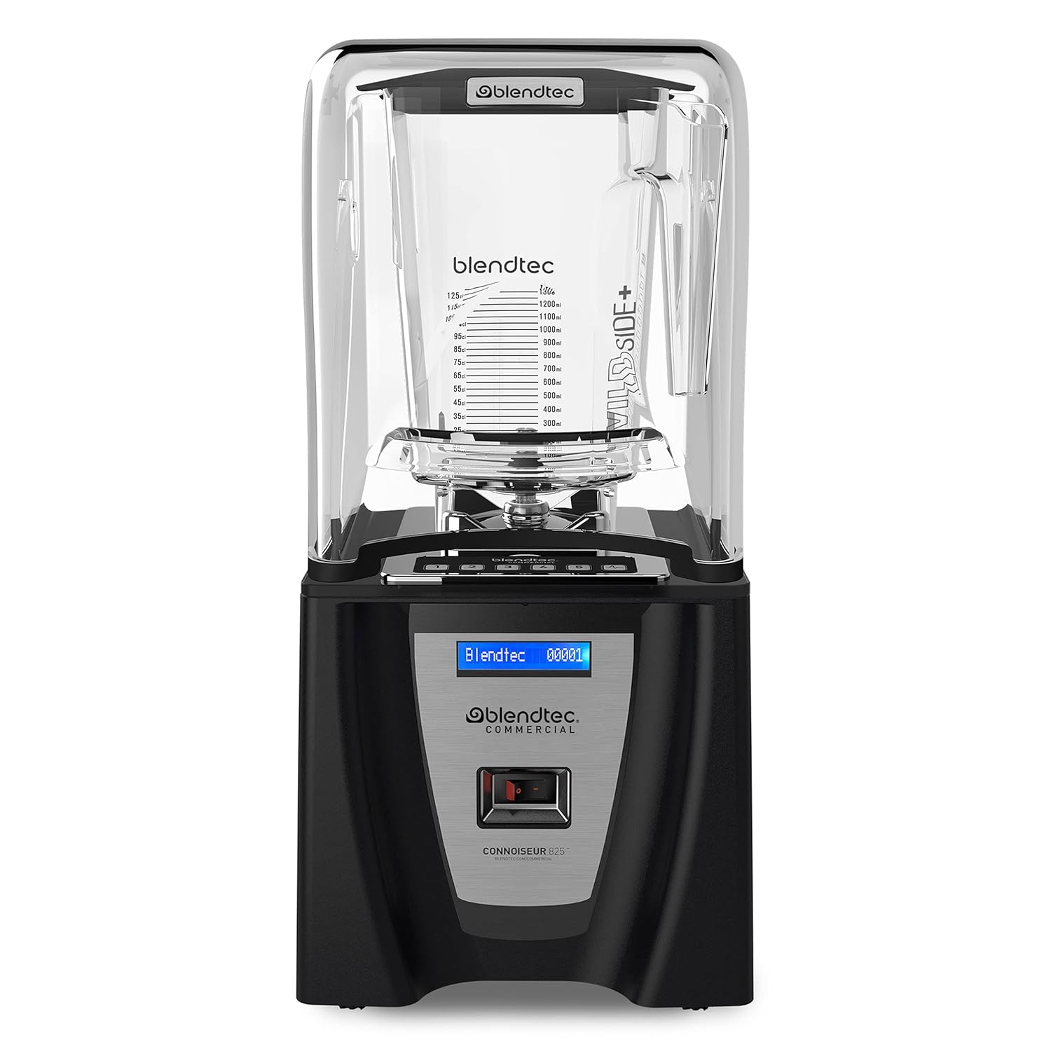 Blendtec Connoisseur 825 Commercial Blender with WildSide Jar 96 oz Includes Blendtec Q Series Sound Enclosure Strongest Quietest