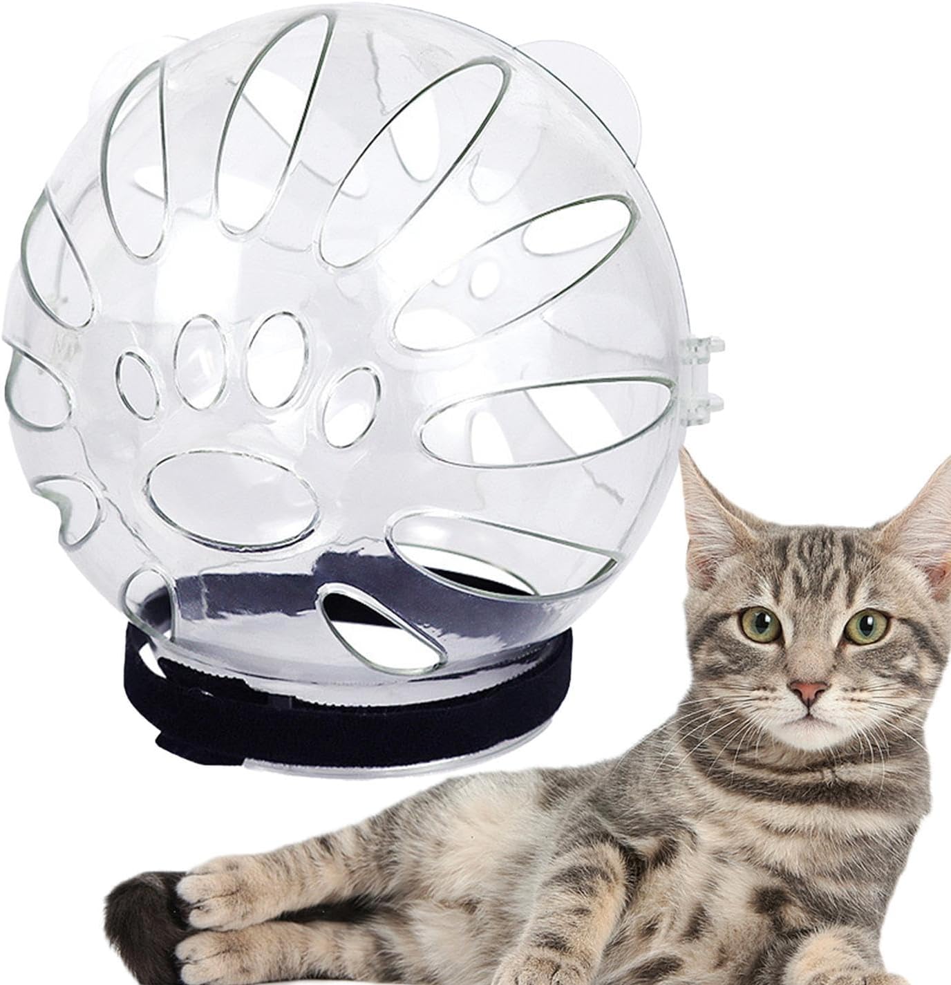 Cat Muzzle for Nail Trimming Anti Bite Lightweight Breathable