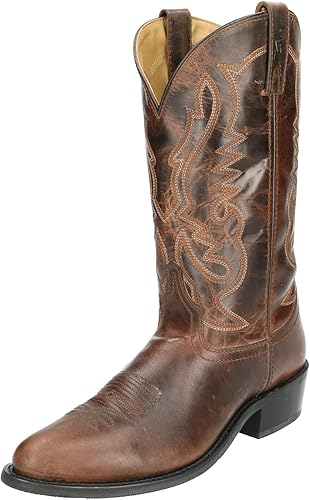 Miniatura 3 de Smoky Mountain Boots Serie Denver Botas occidentales para hombre Punta occidental Cuero duradero Suela de goma y tacón occidental Forro