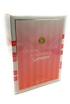 Victorias Secret Bombshell Summer Perfume For Women Eau De Parfum 3.4 Fl Oz - Fruity Floral Scent with Juicy Grapefruit, Black Currant, Lily of the Valley.