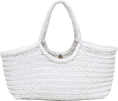 DRAGON DIFFUSION レザーカゴバッグ　白　ホワイト ドラゴン バッグ 8056 DRAGON DIFFUSION ドラゴンディフュージョン