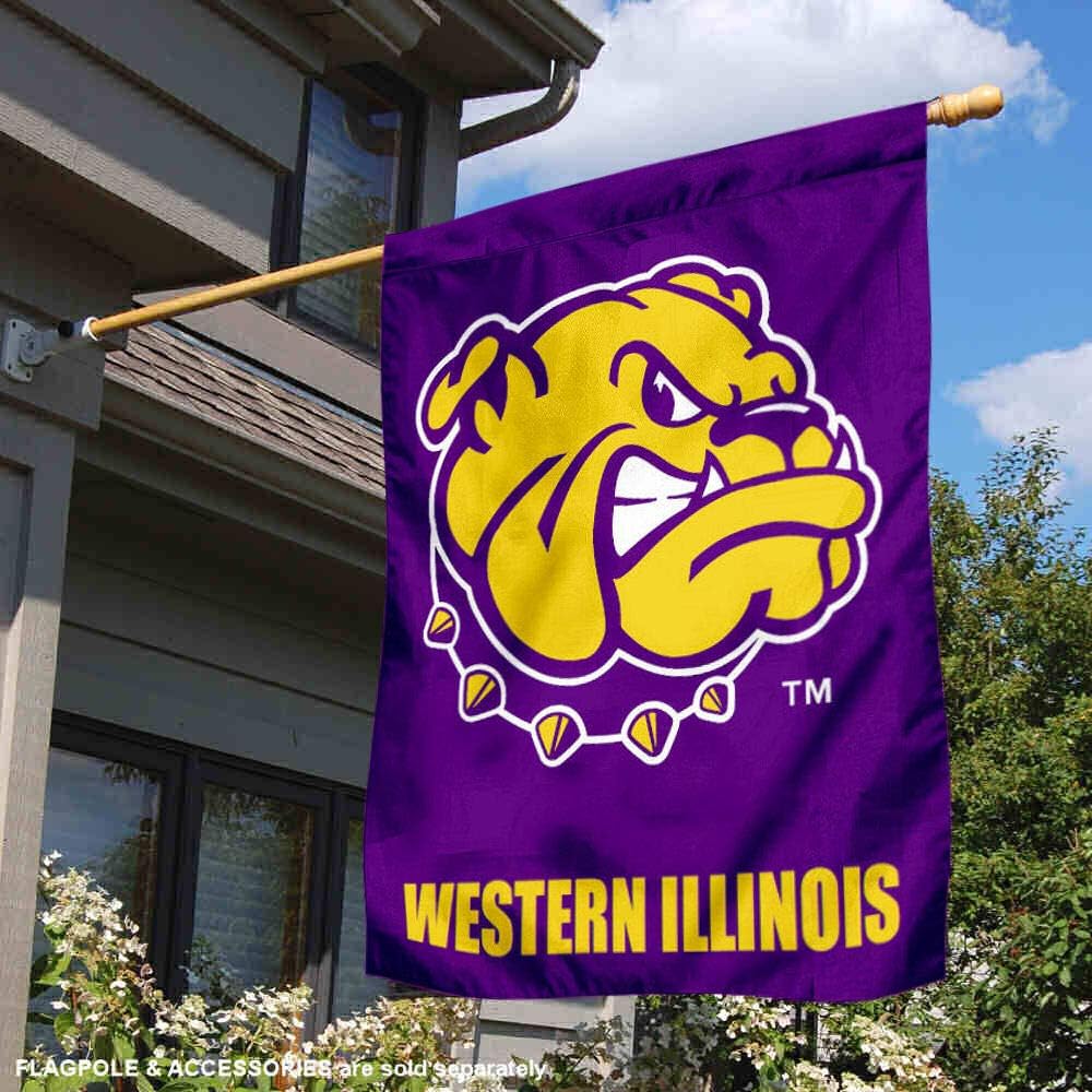 Western Illinois Leathernecks House Flag Banner - Image 2