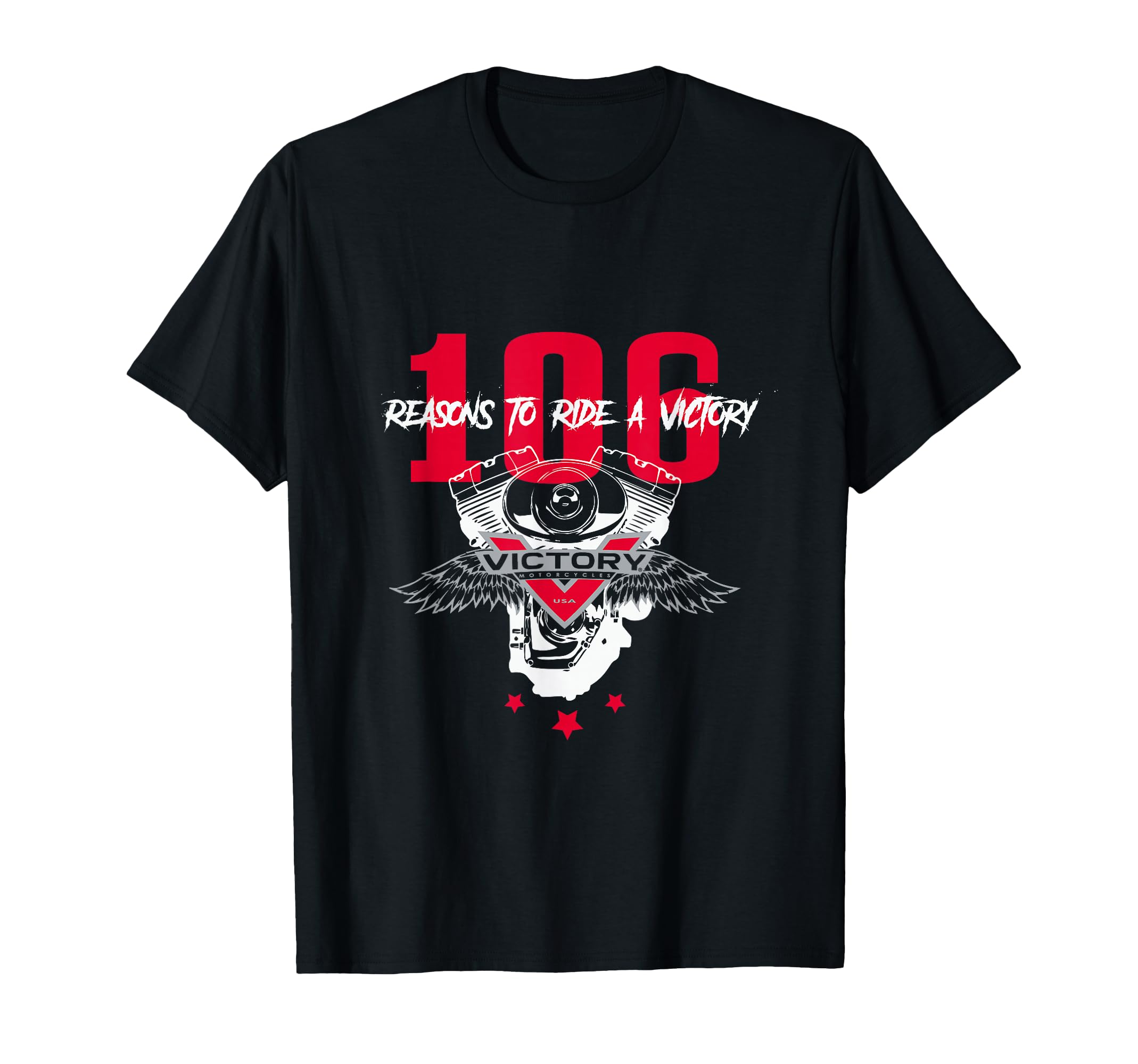 106 Reasons to Ride A Victory T-Shirt Small