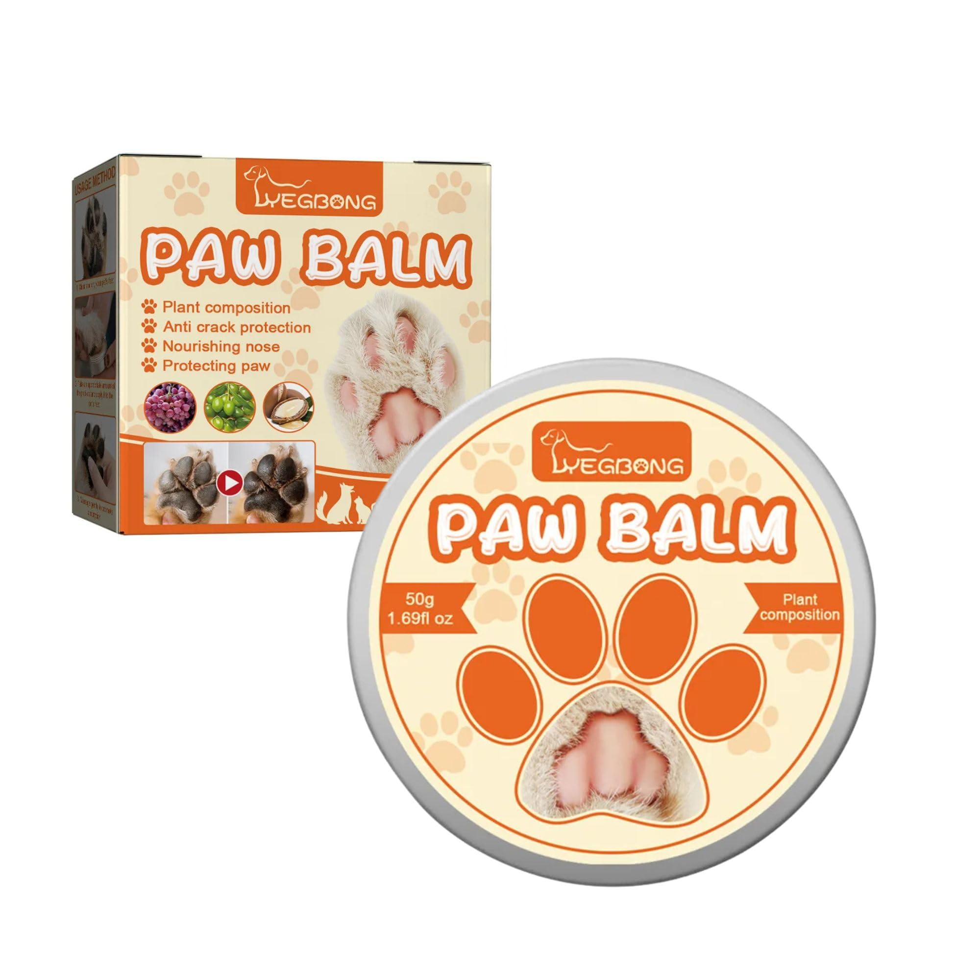 Seldara Crema Almohadillas Perros - Balsamo Patas para Perro - Balsamo Nariz Perro - Protector para Almohadillas Perro - Ecologico, Reparador y Natural - Accesorios para Perros